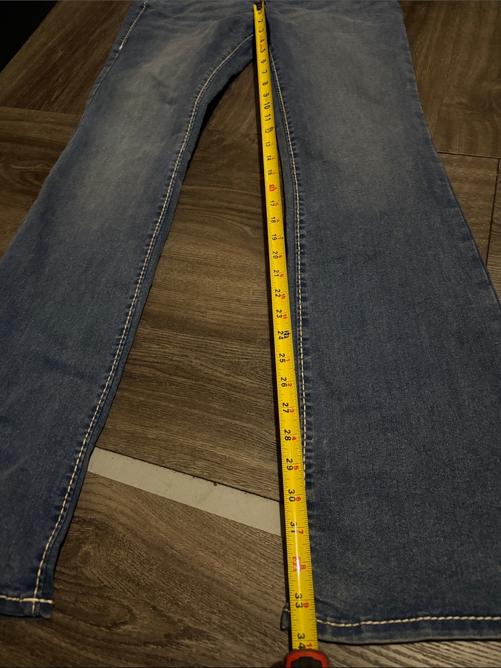 True Religion Light Blue Flared Jeans - Picture 16 of 16
